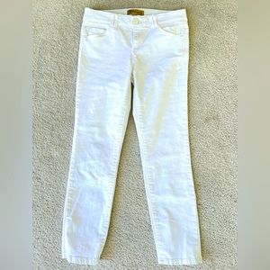 Democracy AB Technology White Denim Crop Jeans Size 4